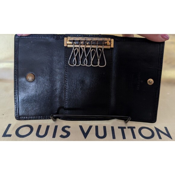 LOUIS VUITTON Epi Leather Key Holder CA1924 Black Vintage 1994 - Picture 3 of 8